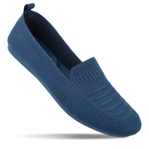 Women's Belly shoe - WC4883 Teal Blue Soft Touch