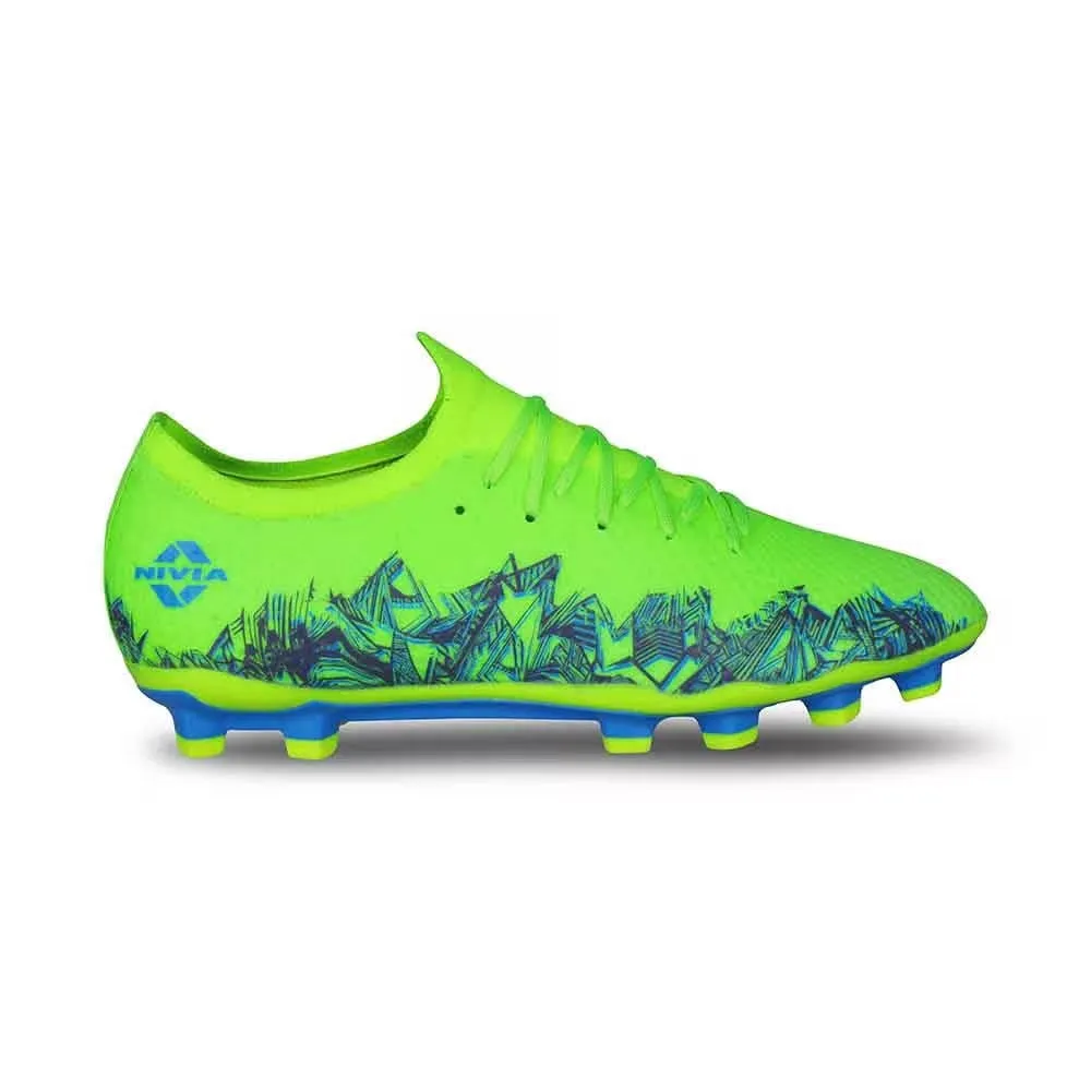 Directional Change NIVIA Shastra Football Shoes for Men (Green)