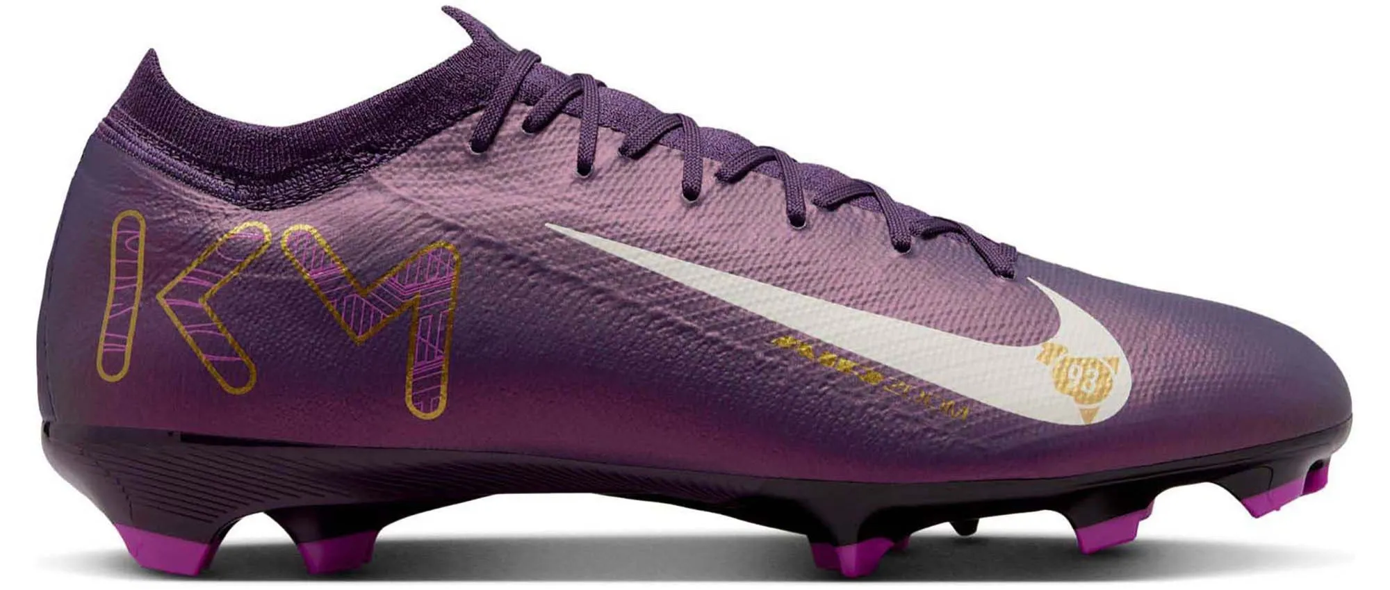 Mercurial Vapor 16 Pro Kylian Mbapp?? Firm Ground Low Top Men's Football boots Push Zone Lateral Support