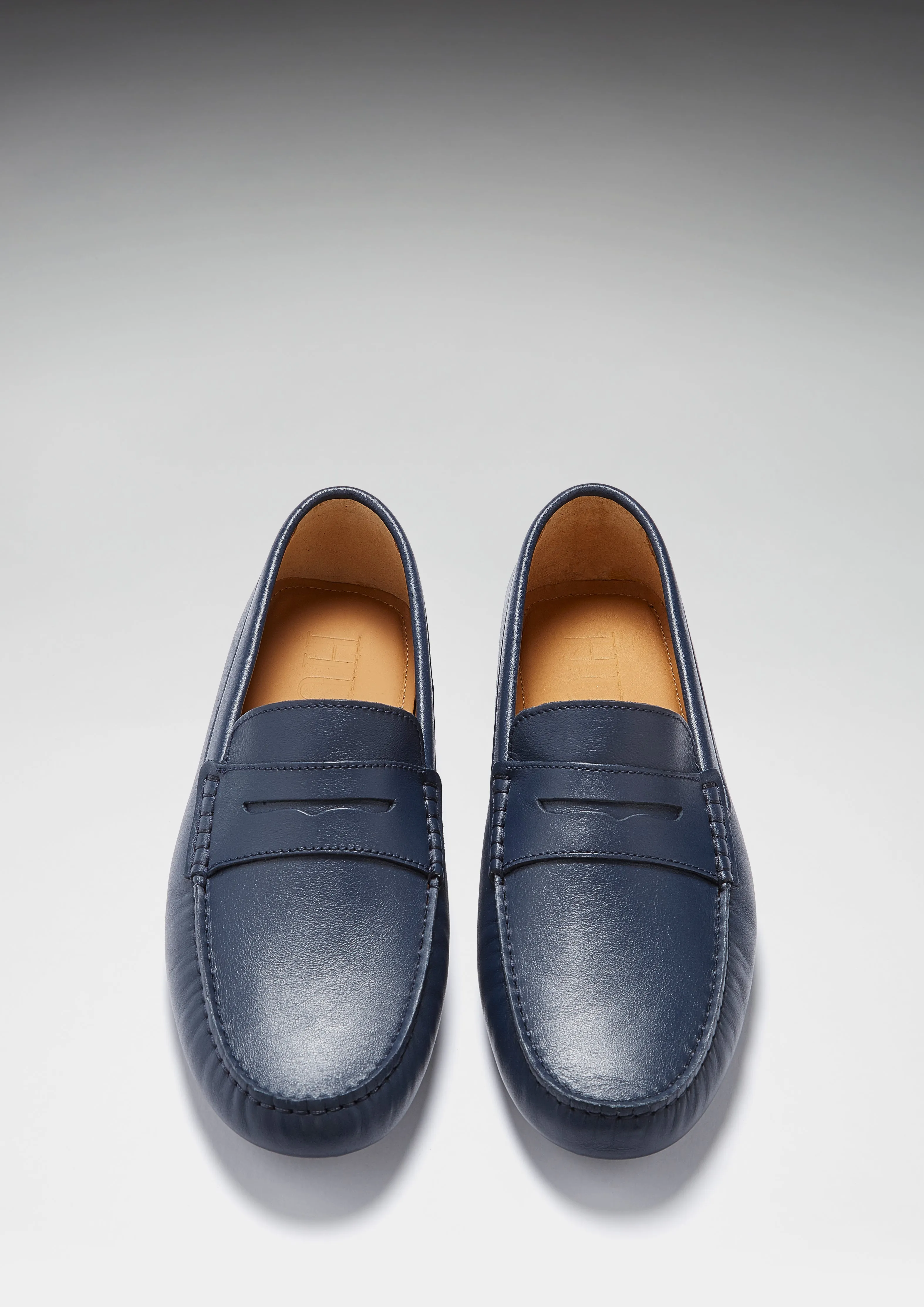 Penny Driving Loafers, french navy leather Neat Pace Quiet Park