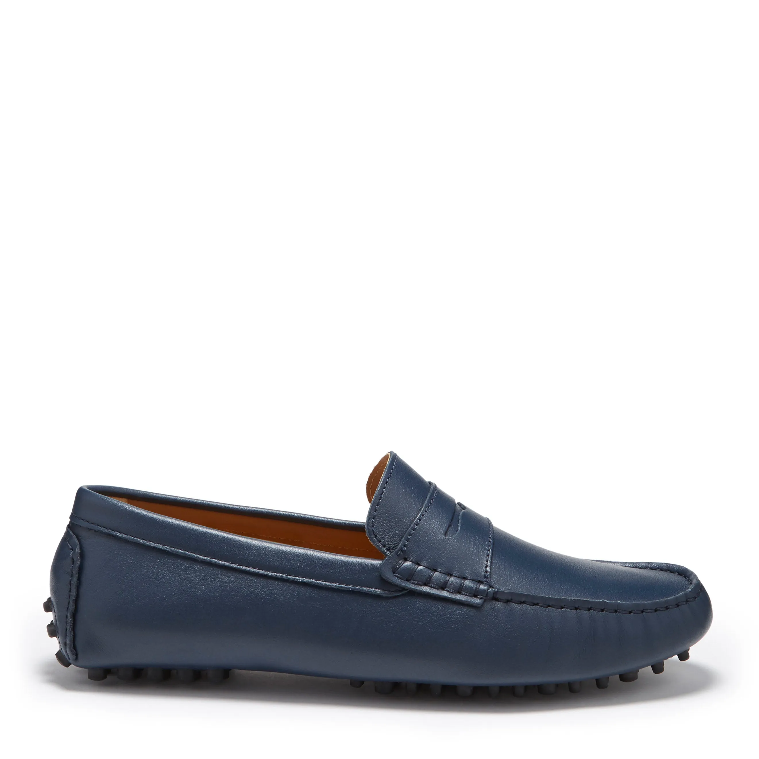 Weather Protection Penny Driving Loafers, french navy leather