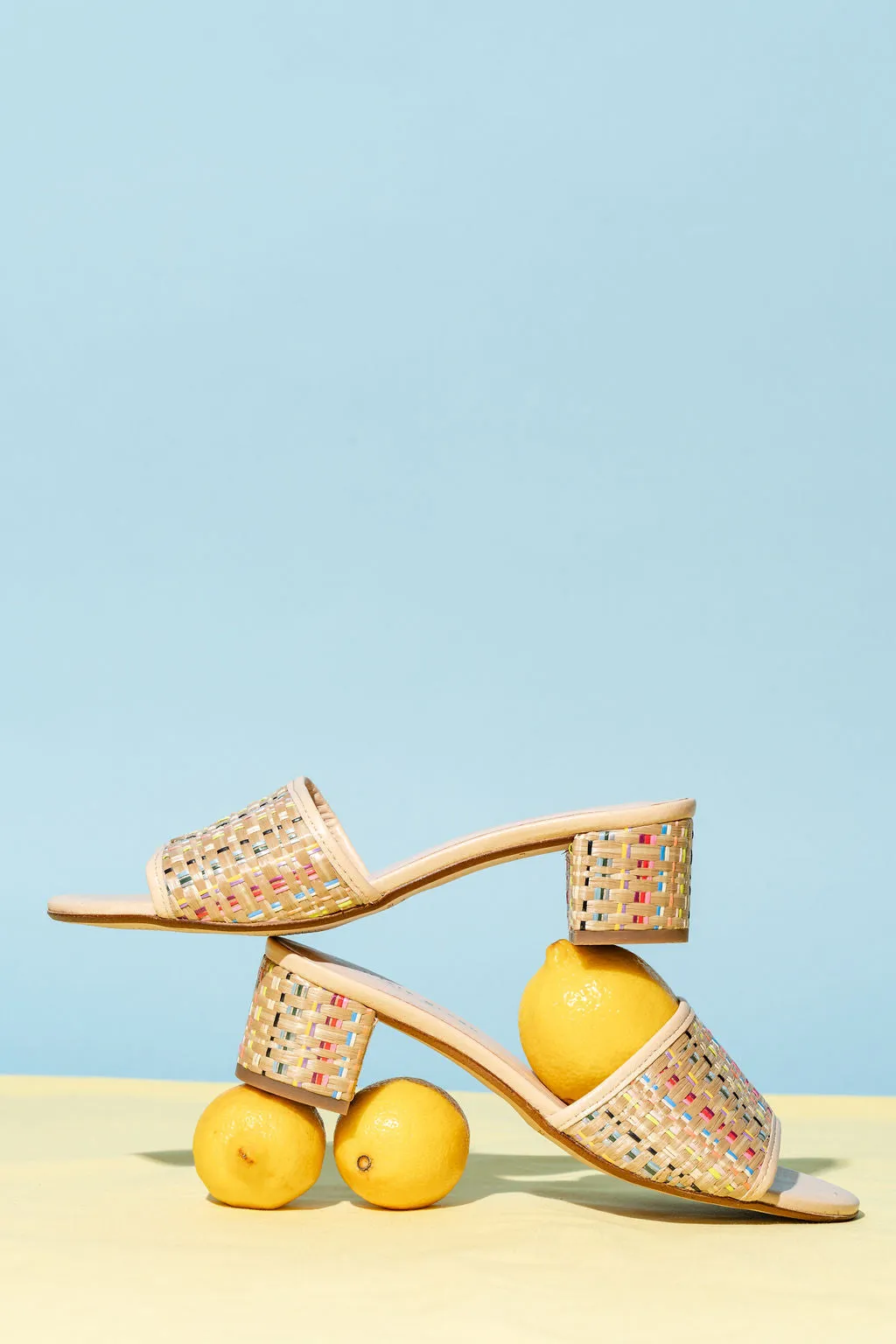 Street Comfort Harper Raffia Block Heel Sandal
