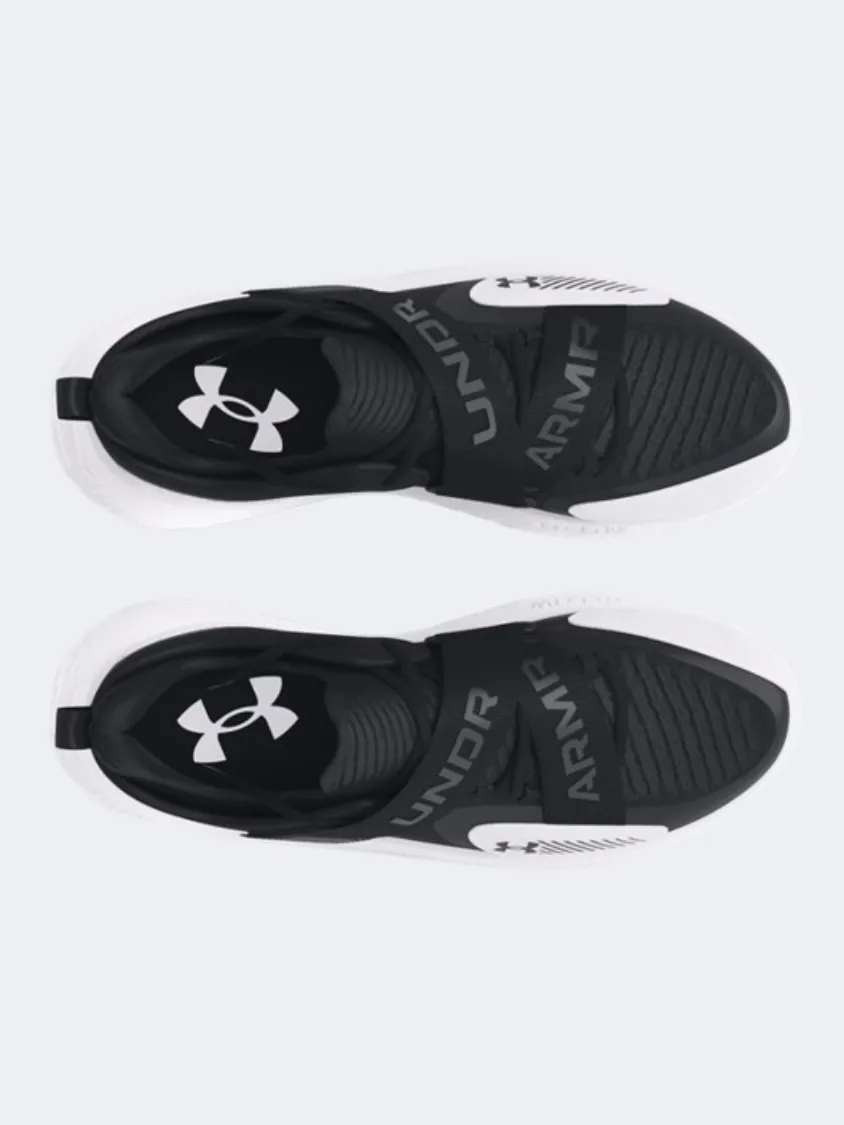 Under Armour Flow Futr X 4 Unisex Basketball Shoes Black/White Agility Shoes TPU shank