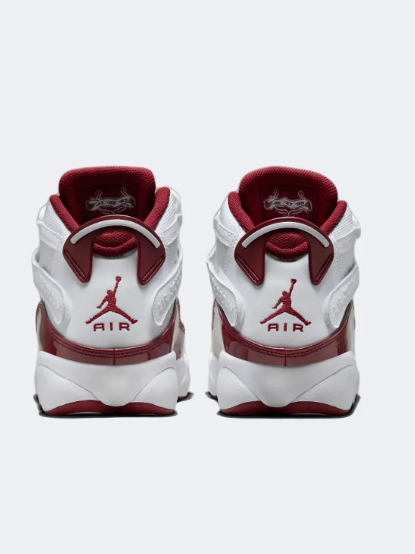 Reactive Cushion Nike Jordan 6 Rings Men Basketball Shoes White/Red