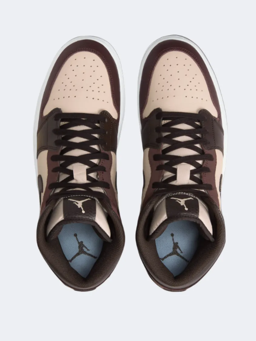 Nike Air Jordan 1 Se Men Basketball Shoes Velvet Brown/Sand Power Transfer Grip