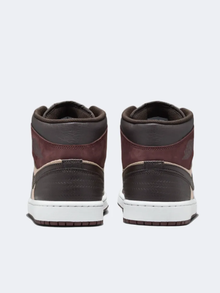 Power Shot Shock Resistance Nike Air Jordan 1 Se Men Basketball Shoes Velvet Brown/Sand