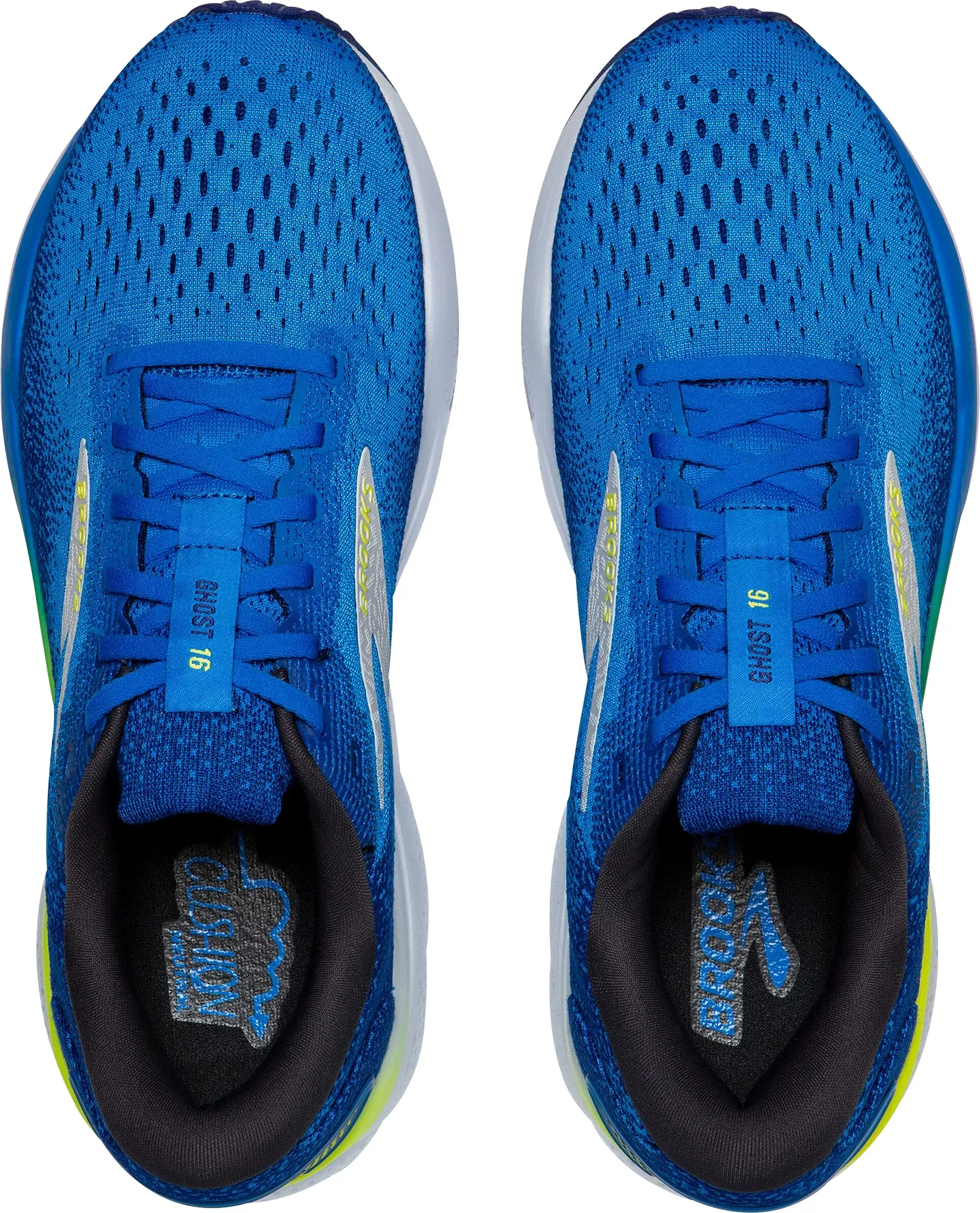 Wet Grip Antique Glow Brooks Ghost 16 Mens Running Shoes - Blue