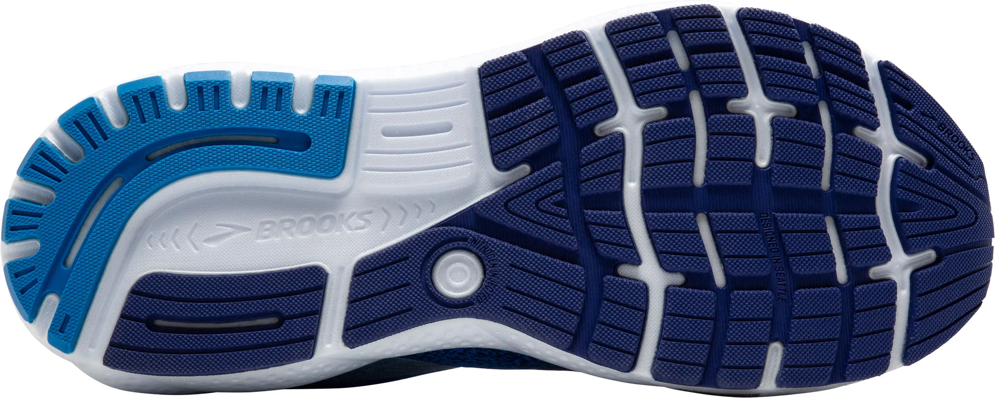 Waterproof Travel Light Breathable Daily Walk Brooks Ghost 16 Mens Running Shoes - Blue