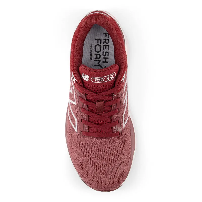 Slip Resistant Fresh Foam X 860v14 - Washed Burgundy with Monarch Burgundy and Pink Granite - Women's
