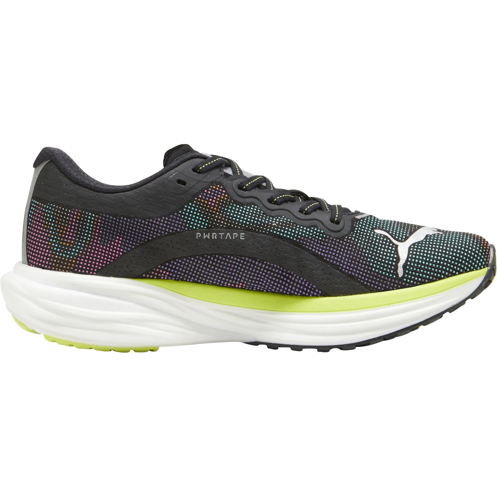 Ocean Edge Adult Ease Puma Deviate Nitro 2 Mens Running Shoes - Black