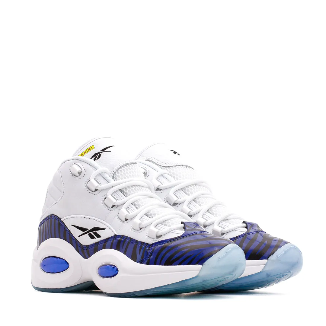 Asymmetric Lacing System Reebok Classics x Panini Basketball Men Question Mid Allen Iverson White HQ1097