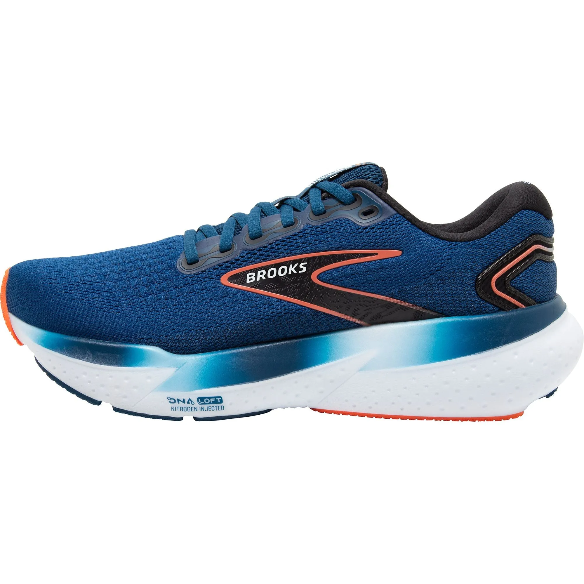 Soft Tone Busy Path Brooks Glycerin 21 WIDE FIT Mens Running Shoes - Blue