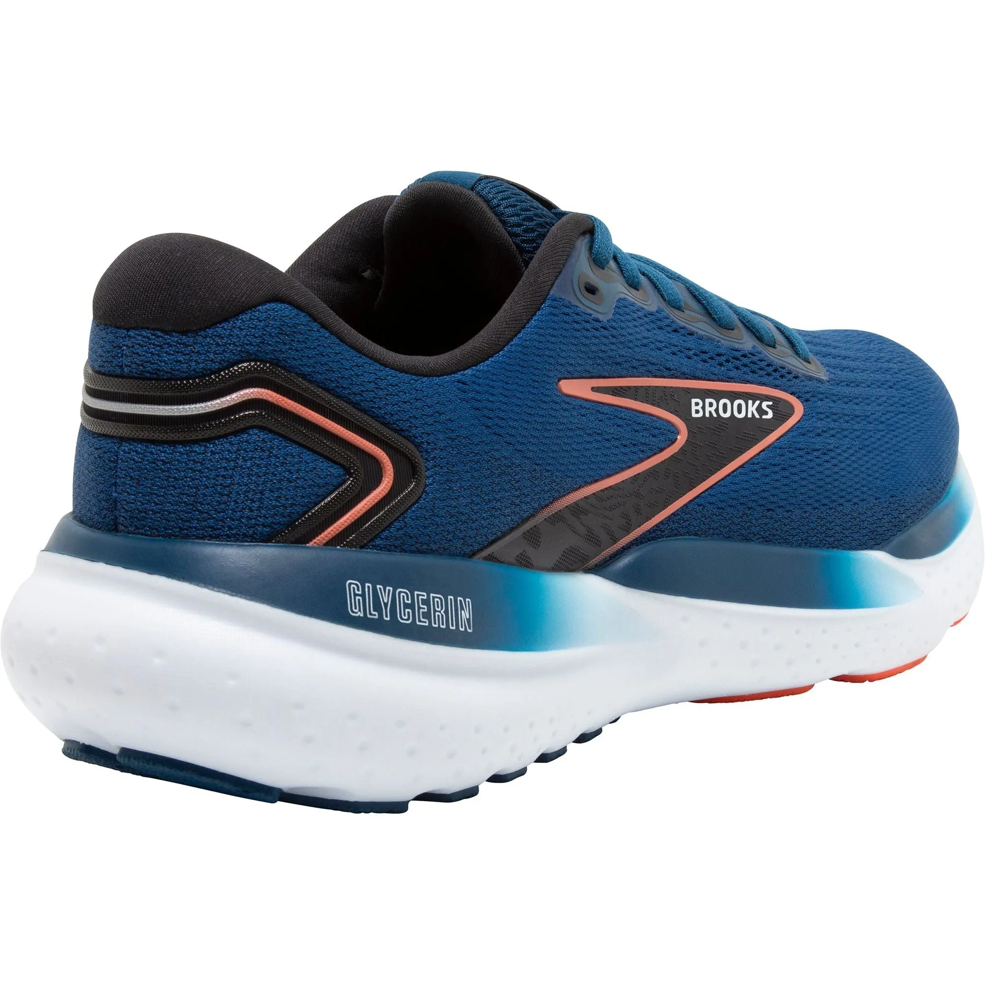 Brooks Glycerin 21 WIDE FIT Mens Running Shoes - Blue Active