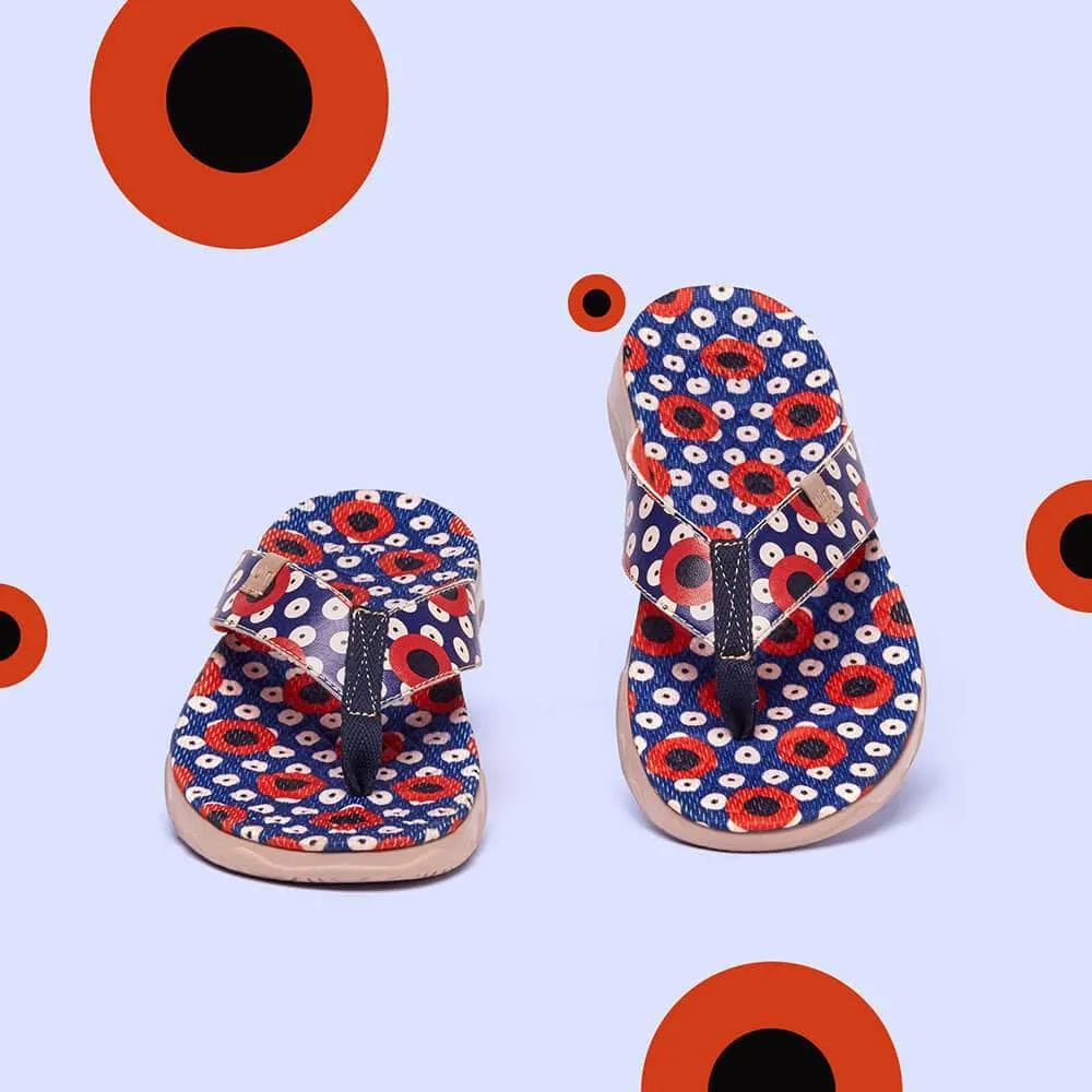 Dots Women Majorca Flip Flops Holiday Garden Style Free Walk