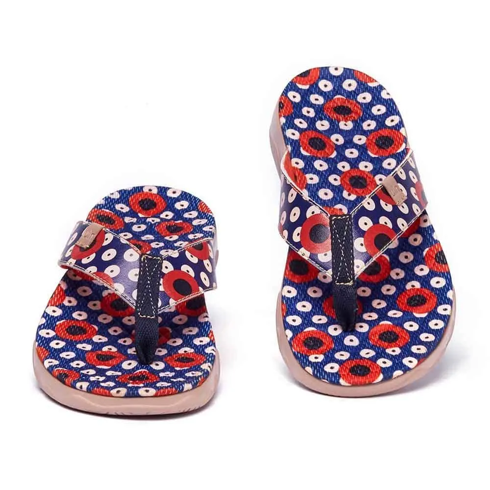 Dots Women Majorca Flip Flops light feel