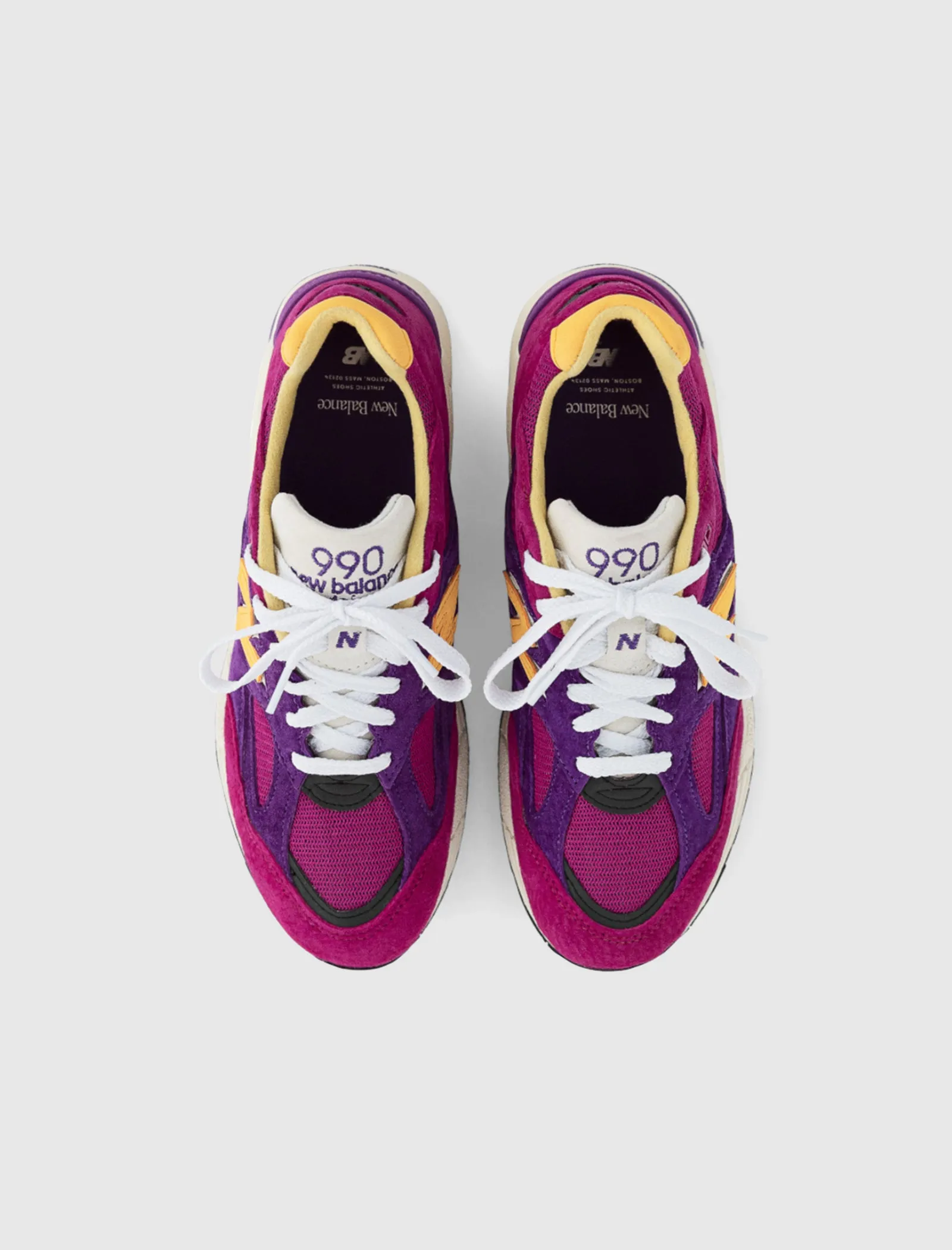 990 V2 MADE IN USA "PINK/PURPLE" Winter Base