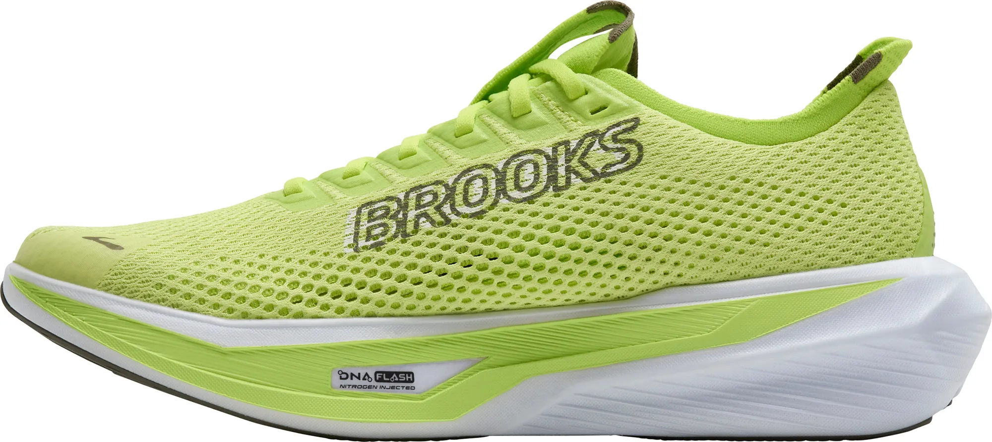 Brooks Hyperion 3 Mens Running Shoes - Green Campus Cool White Clean