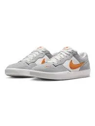 Snug fit Nike SB Force 58 Shoes - Platinum Tint/Monarch