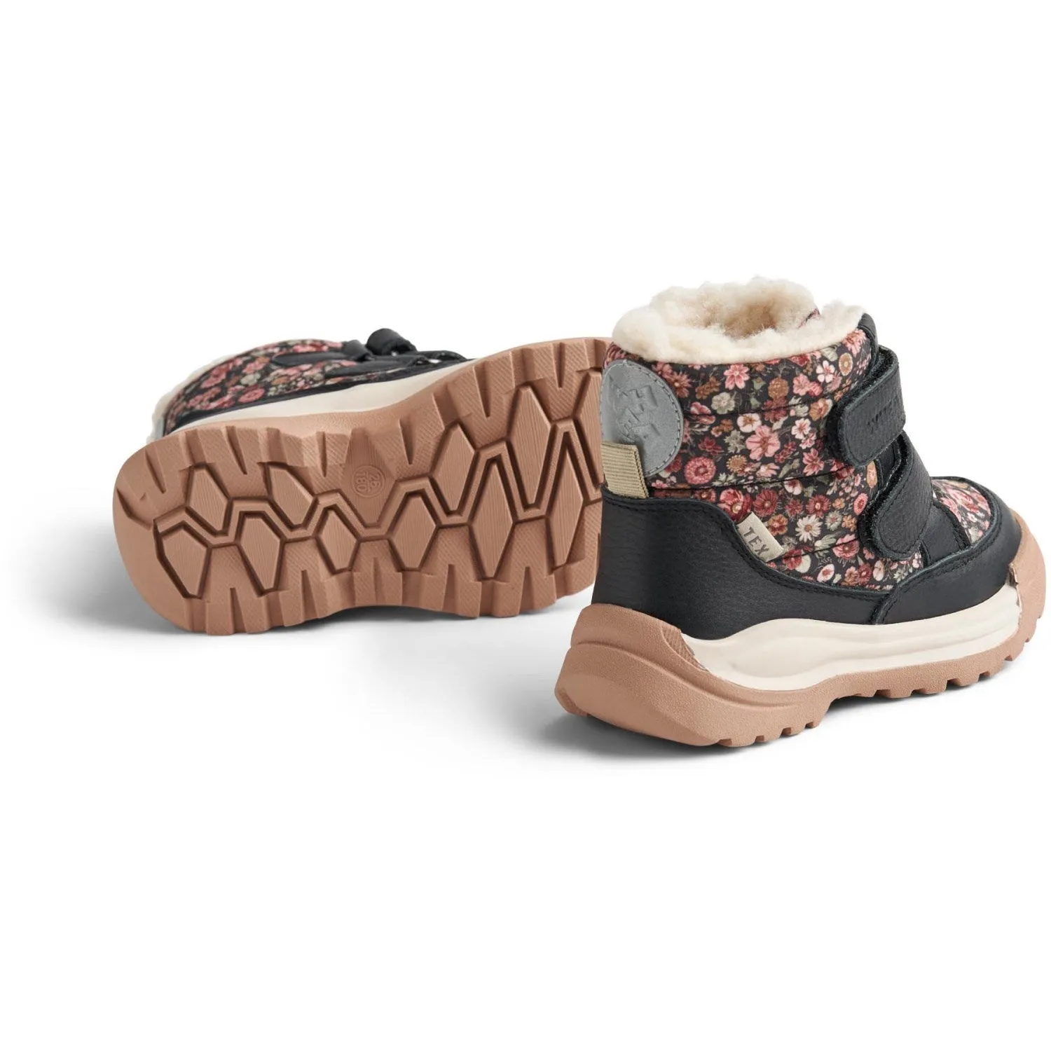 Snow Insulated Trek snow shoes Wheat Raven Wild Flowers Winterboot Millas Tex
