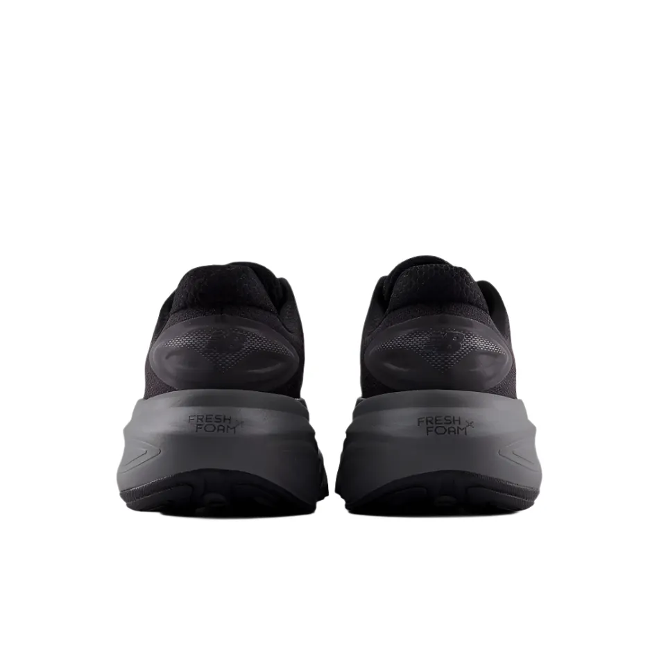 New Balance Men's Fresh Foam X More v6 Running Shoes in Black/Castlerock/Black Metallic AW25 Fat - loss foot - agility running shoes