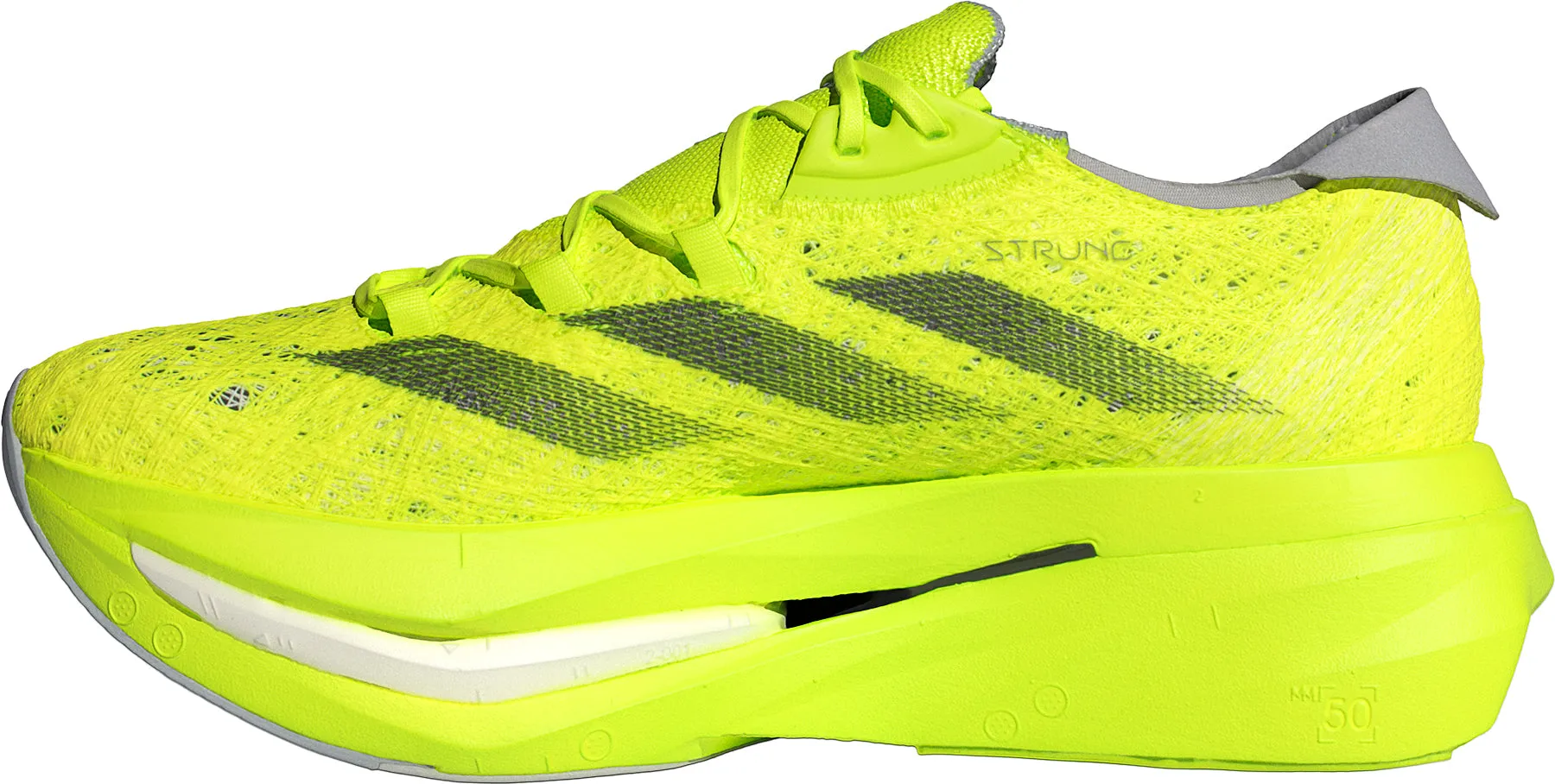 adidas Adizero Prime X 2.0 Strung Running Shoes - Yellow Move Bold