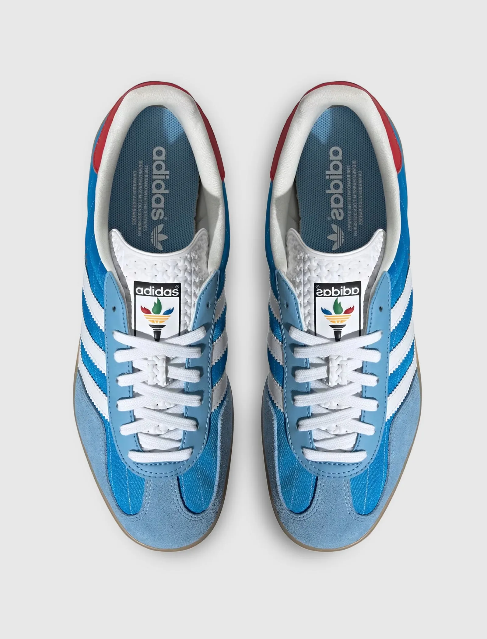 GAZELLE OLYMPICS "BLUE RED" Comfort Heel Flexible