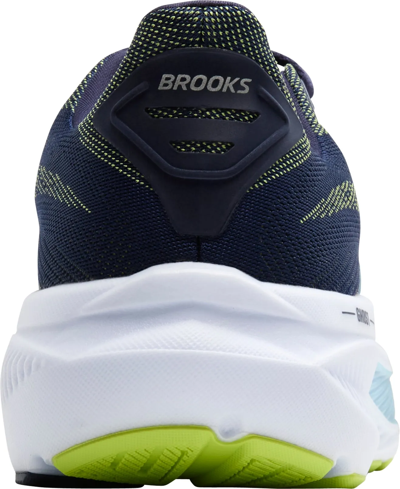 Brooks Ghost 17 Mens Running Shoes - Blue Rain Step Quick Flex