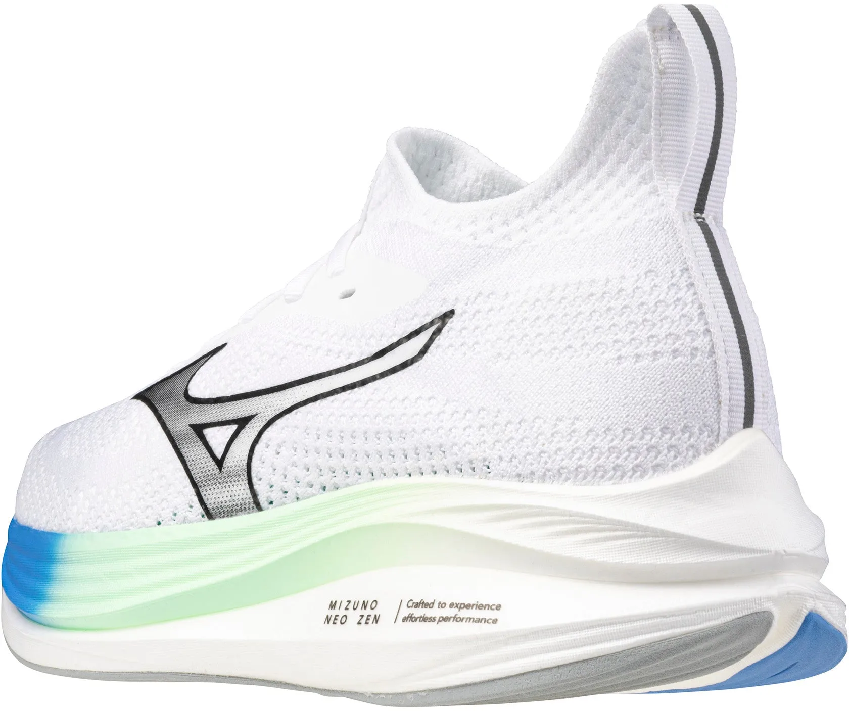 Cushioned heel Stone Glam Mizuno Neo Zen Mens Running Shoes - White
