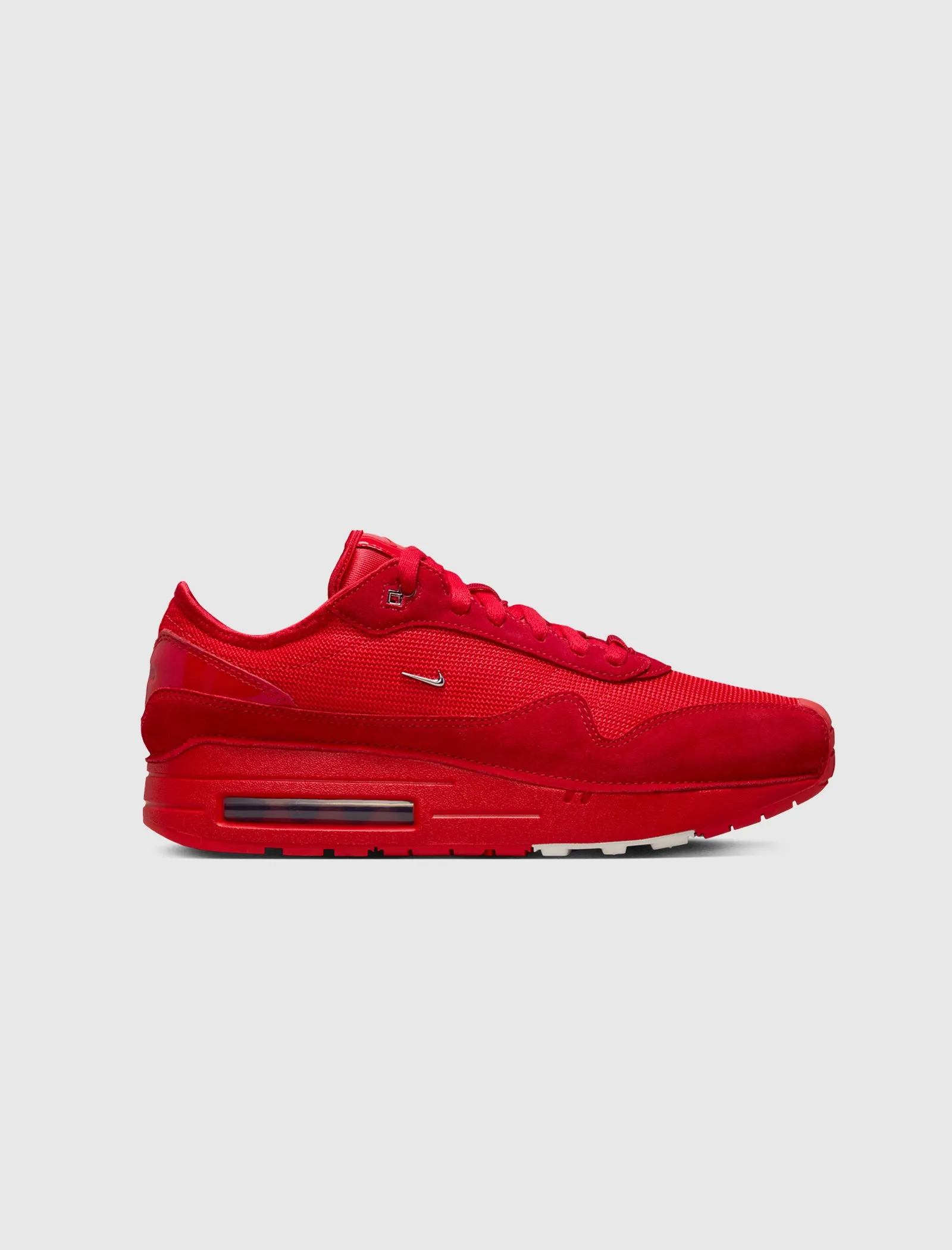 JACQUEMUS X WOMEN'S AIR MAX 1 '86 "UNIVERSITY RED/METALLIC SILVER" Moist Guard