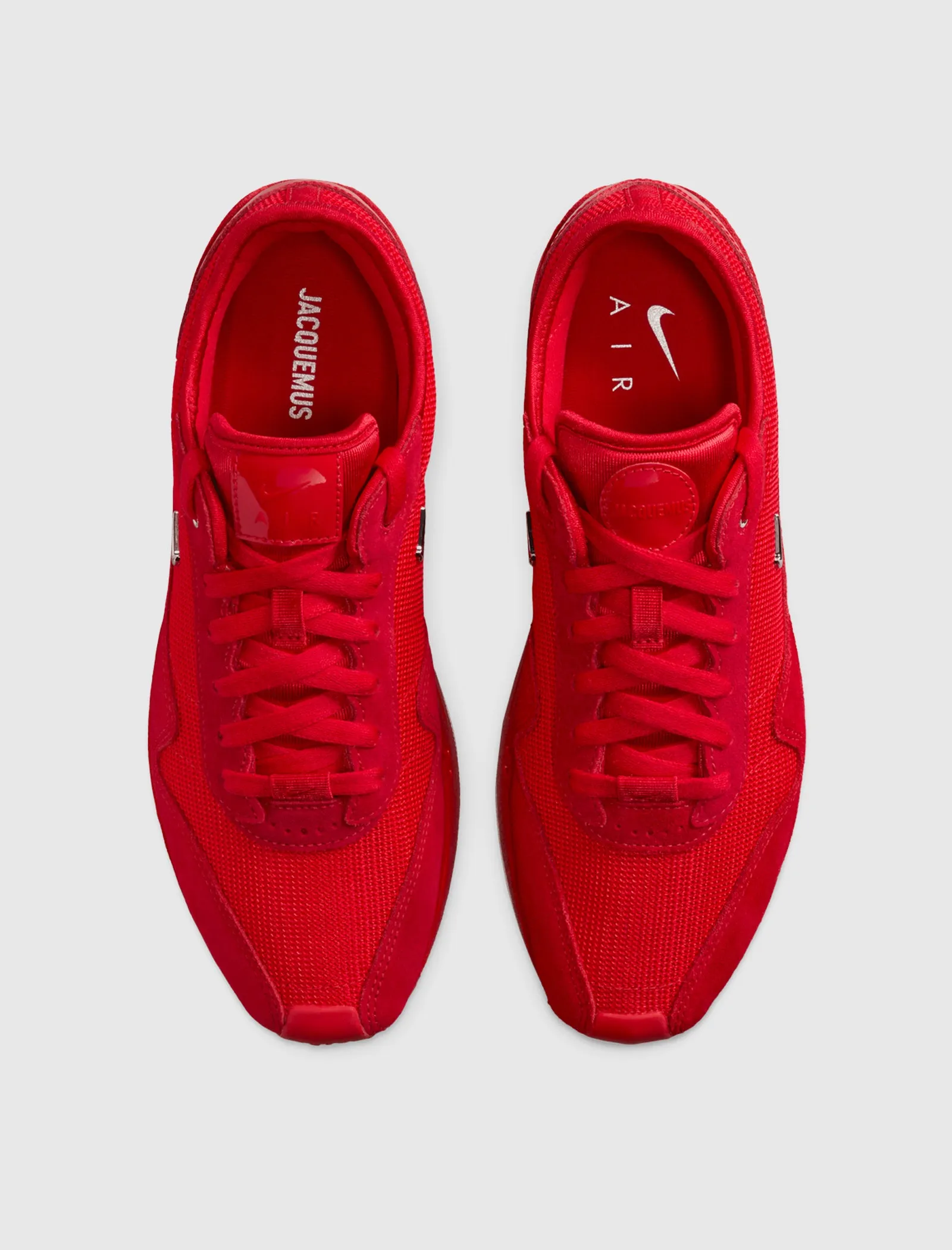 Fantasy Path JACQUEMUS X WOMEN'S AIR MAX 1 '86 "UNIVERSITY RED/METALLIC SILVER"