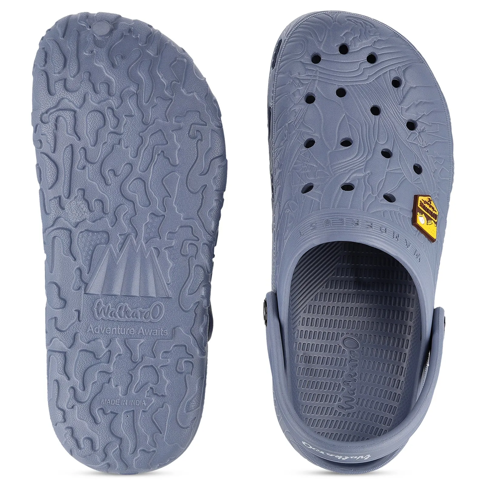 Men's Clogs  - WC8801 Cool Grey Flexible Fit Sunshine Fit