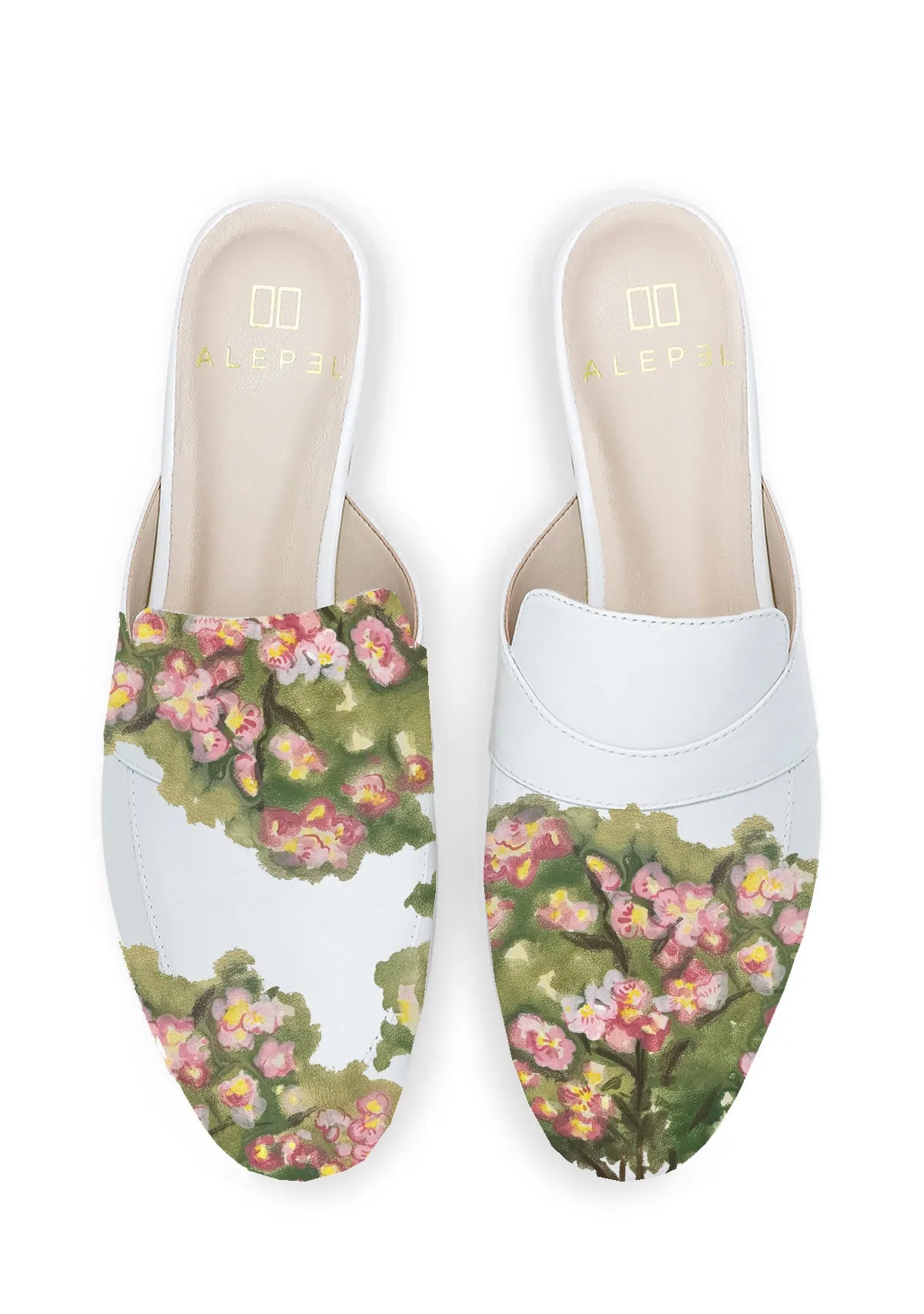 Magnolia White Mule Easy Slip