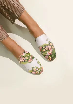 Supportive straps Magnolia White Mule