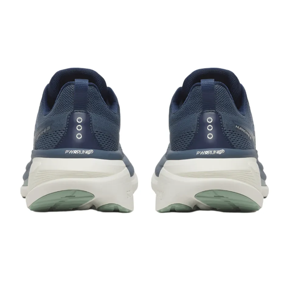 Saucony Men's Hurricane 25 Running Shoes in Dusk/Iceberg AW25 noiseless - movement - stealth shoes running for charity