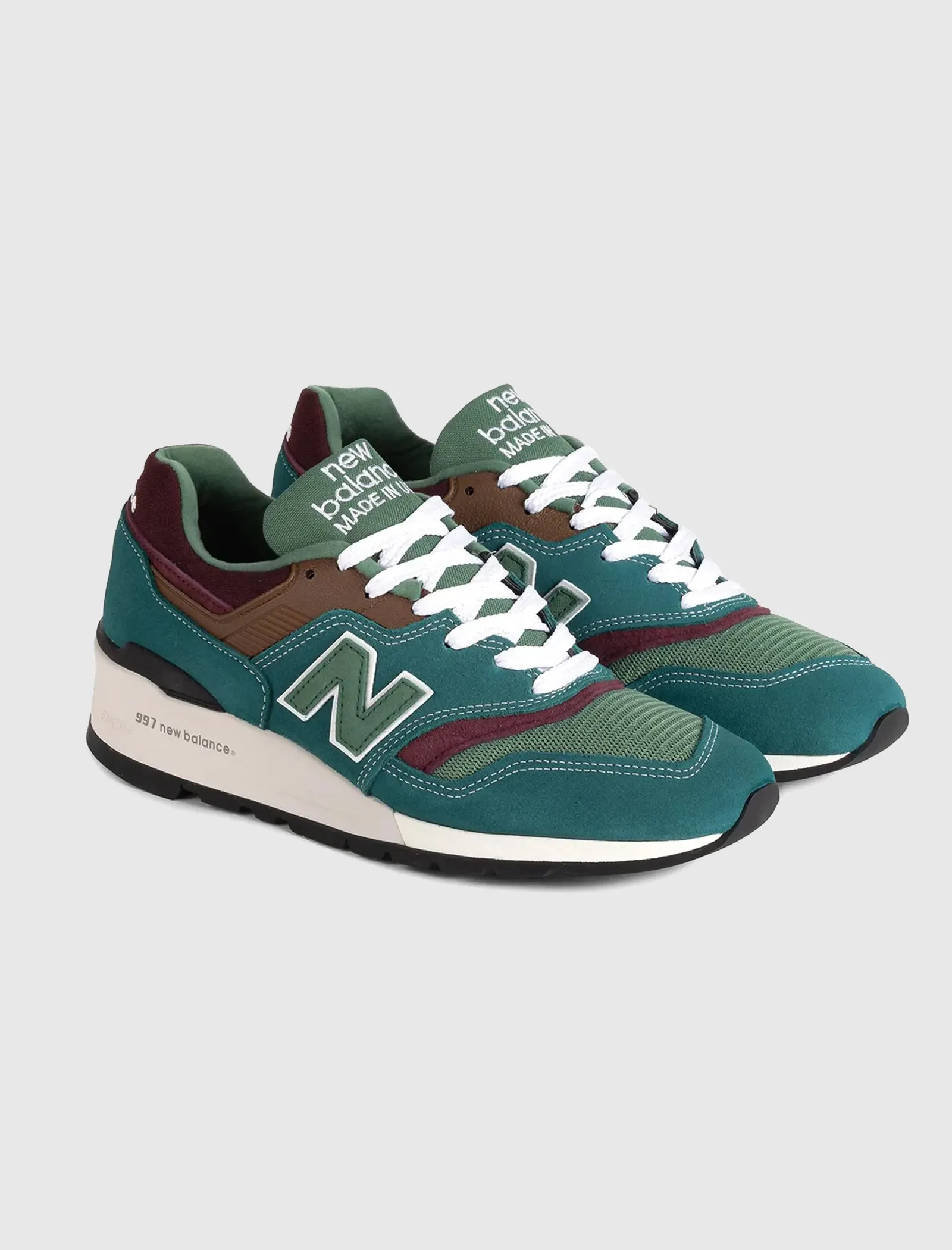 997 MADE IN USA "TEAL JADE" Anti Odor Urban Stroll Energy Rise