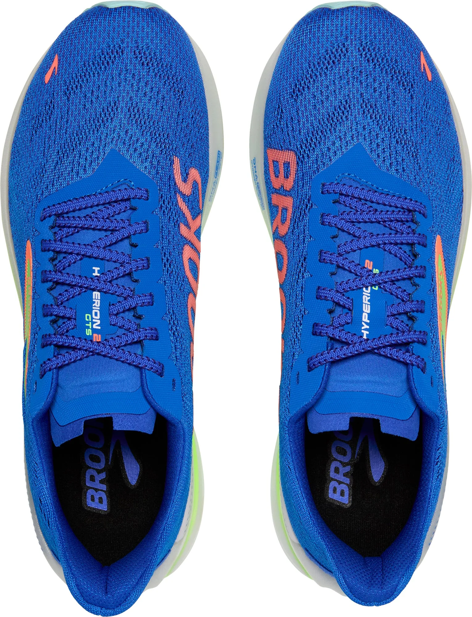 Brooks Hyperion GTS 2 Mens Running Shoes - Blue Lace Up New In