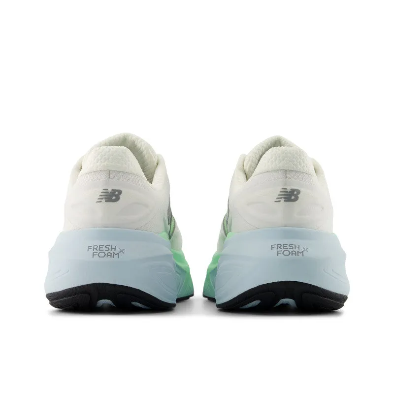 Fresh Foam X More v6 - Sea Salt with Lab Green and Frosted Glass - Women's Comfortable Design Slim Form