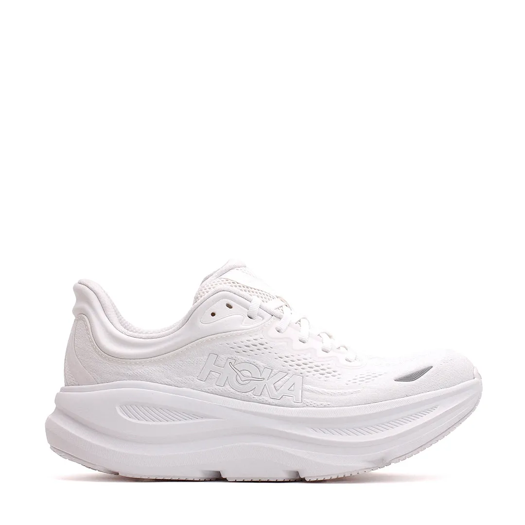 Supportive Core Weekend Warriors Hoka One One Men Bondi 9 White 1162011-WWH