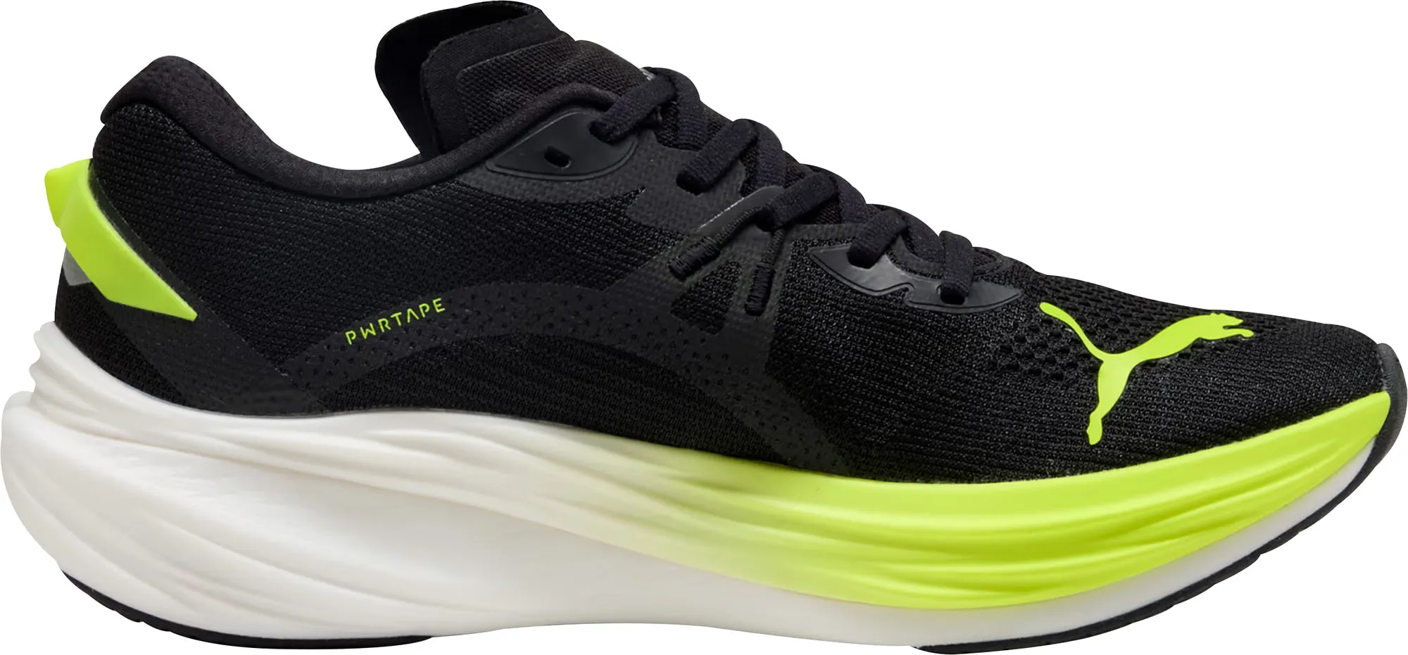 Puma Deviate Nitro 3 Mens Running Shoes - Black Mono Style Comfort Grip