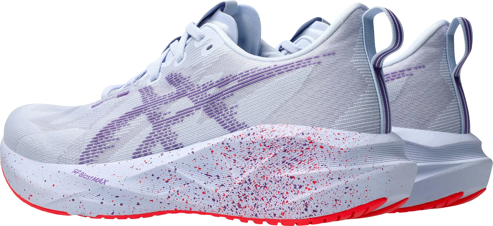 Curve Hug Asics NovaBlast 5 Tokyo Mens Running Shoes - Blue