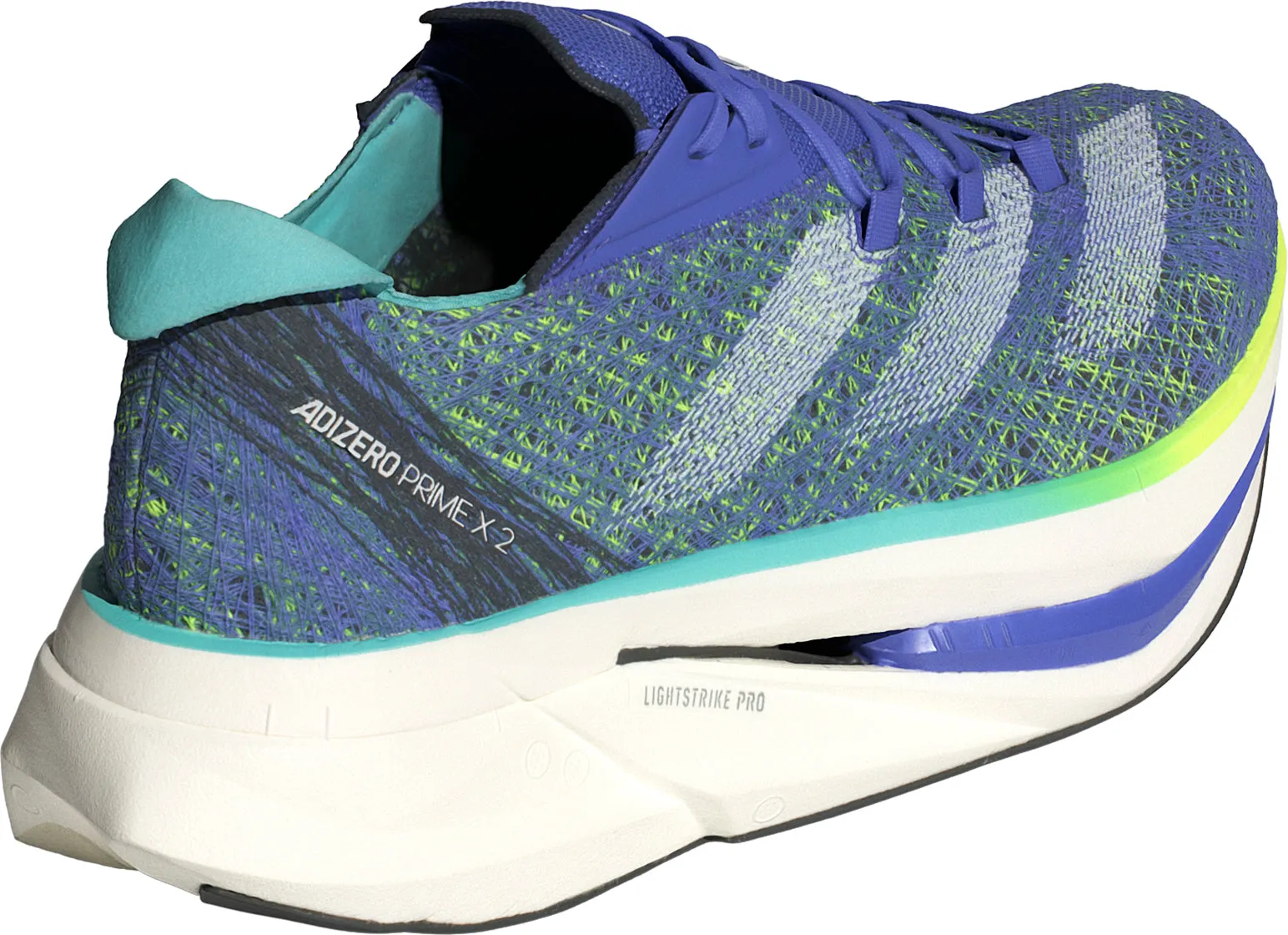 All Day Beach Walk Adjustable Fit adidas Adizero Prime X 2.0 Strung Running Shoes - Blue