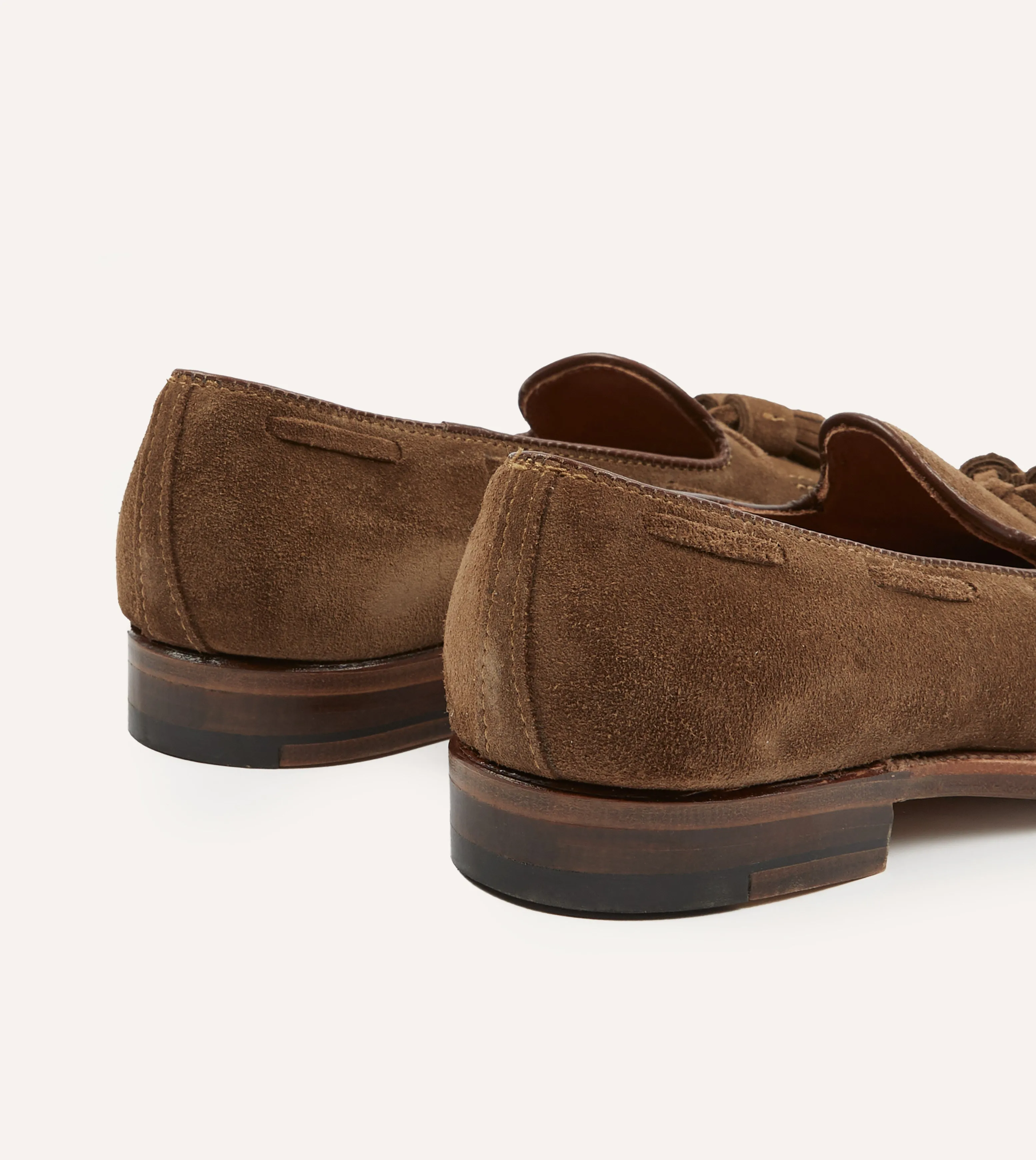 Long Move Seamless Fit Work Commute Alden Snuff Suede Tassel Loafer