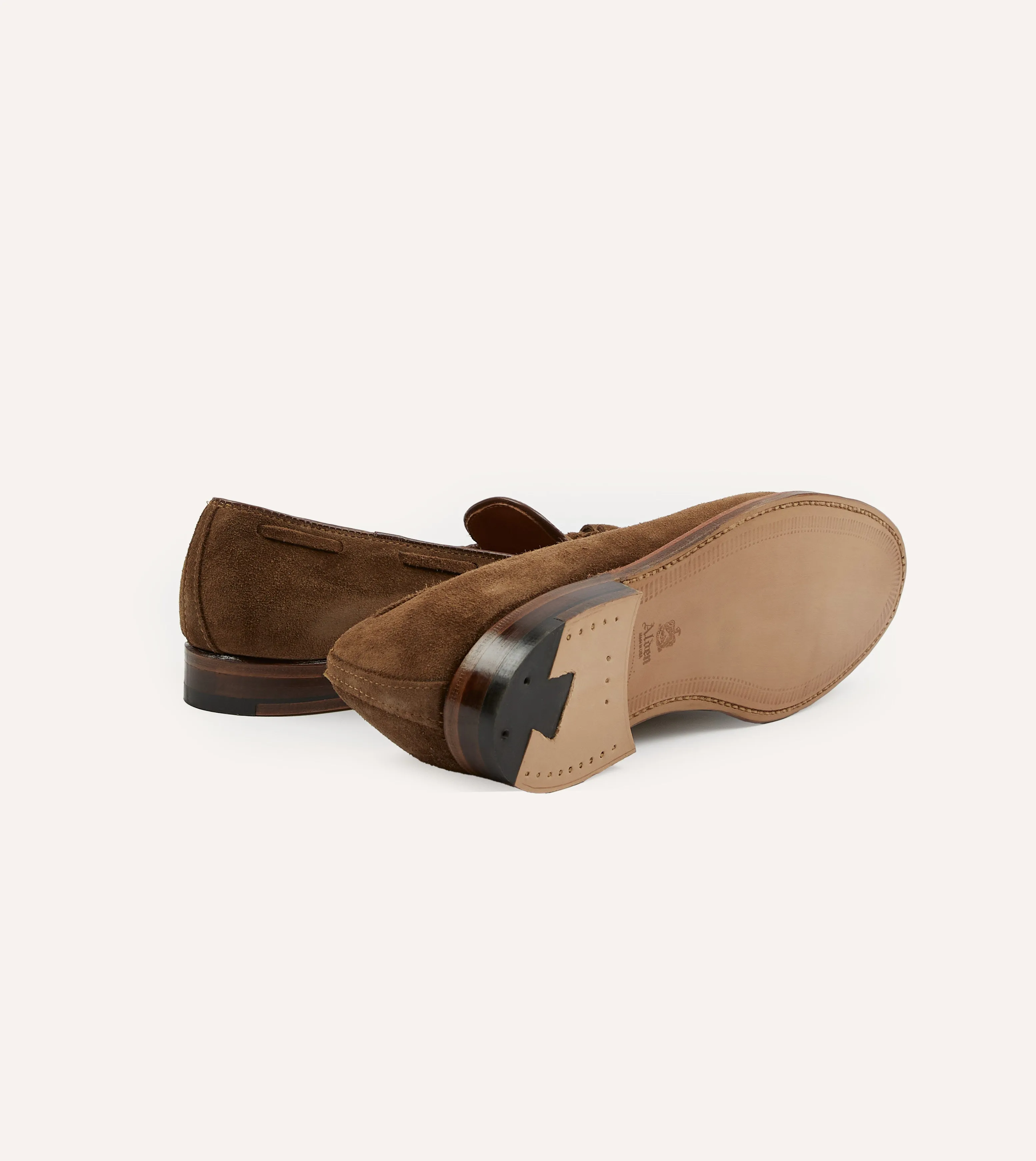 Alden Snuff Suede Tassel Loafer Park Day Memory Foam Airport Travel