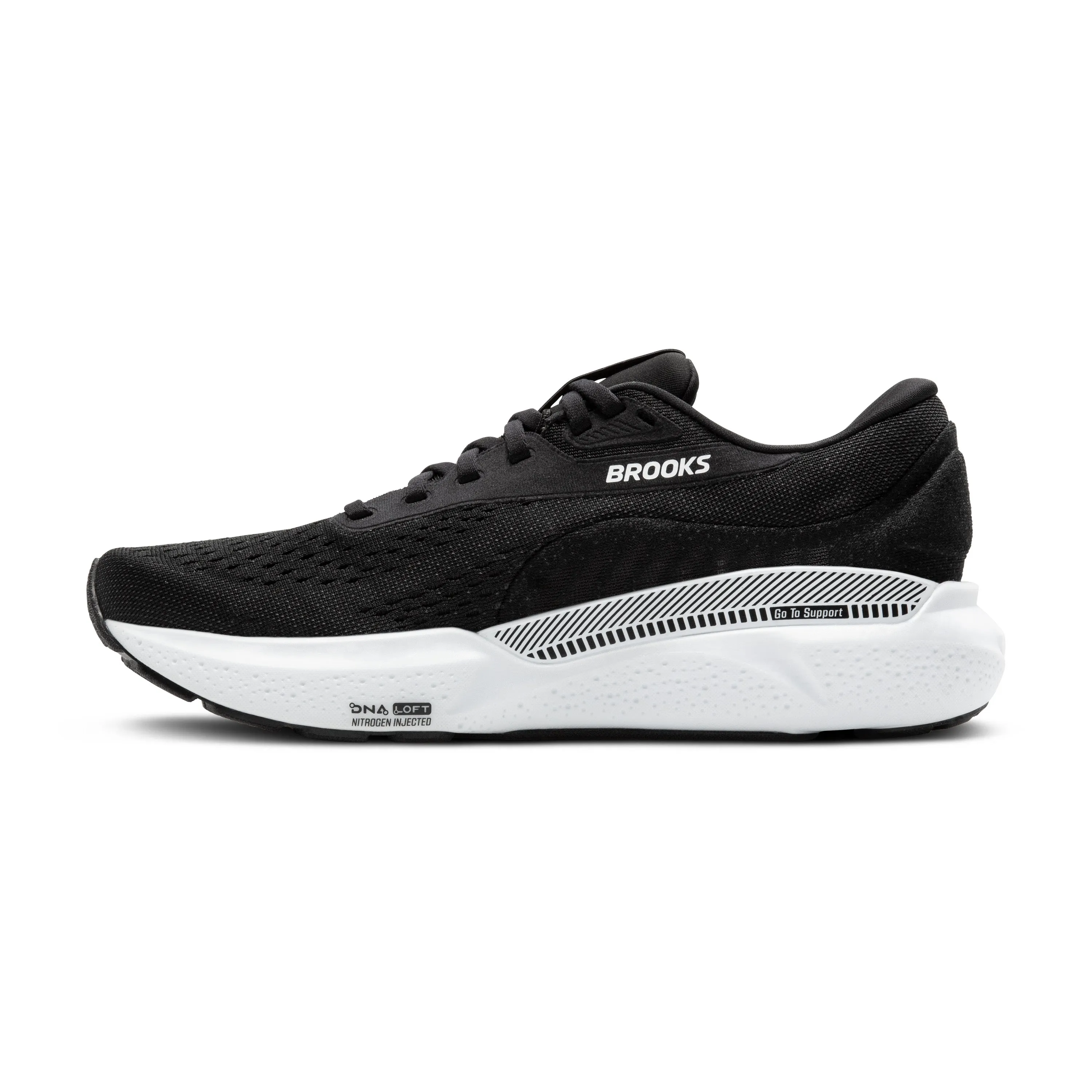 BROOKS ADRENALINE 24 MEN'S well - fitting design elastic - lacing running shoes