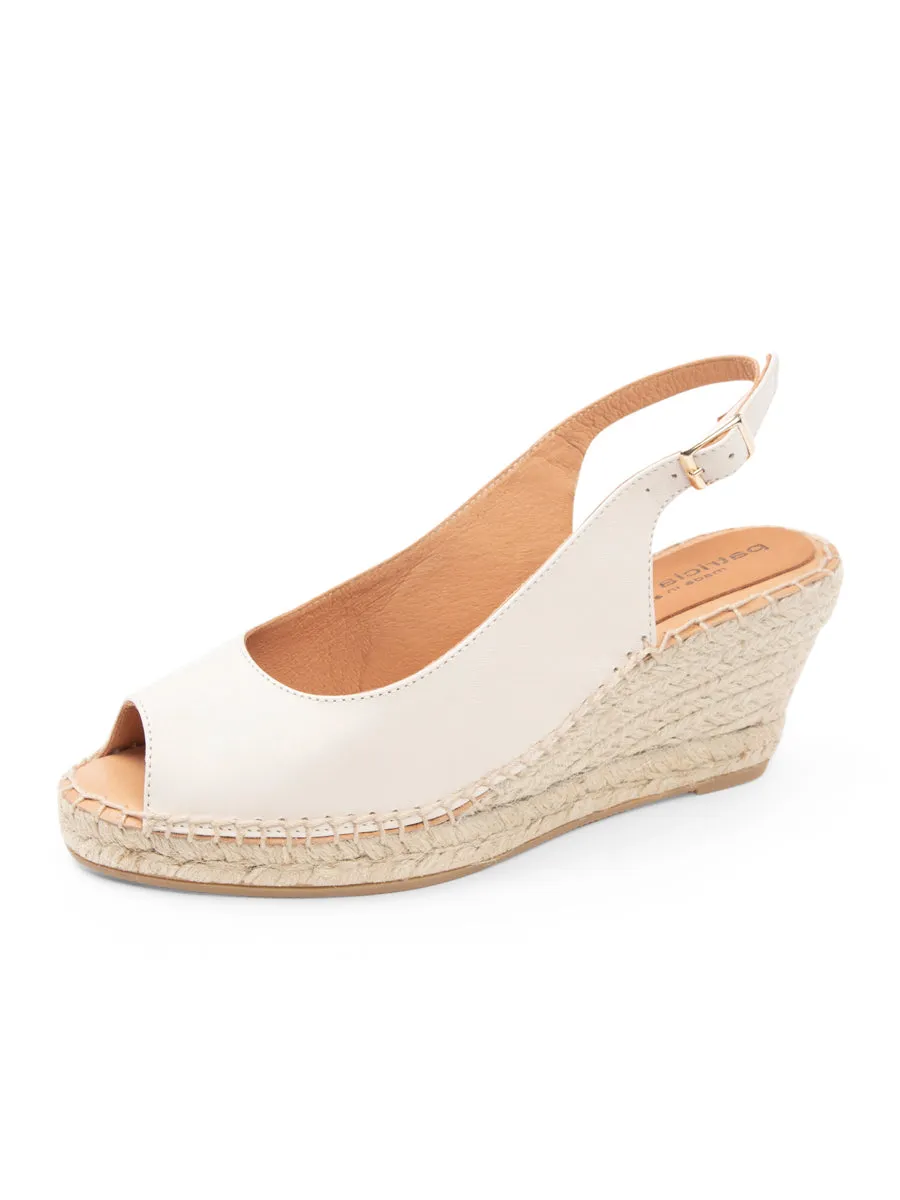 Peyton Peep Toe Slingback Espadrille Plan Step
