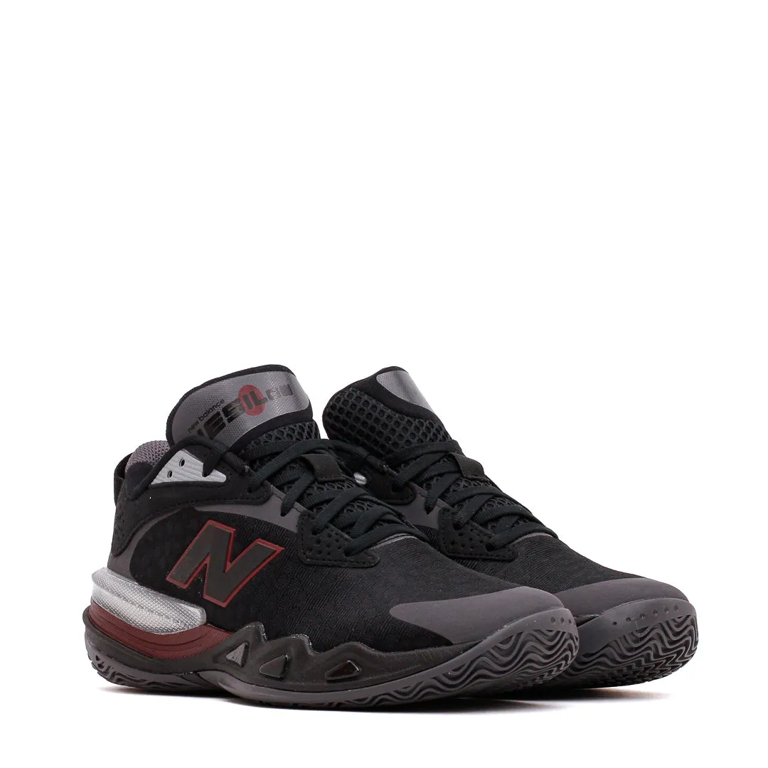 New Balance Basketball Unisex Hesi Low v2 Black Crimson BBHSLMT2 Impact Protection Technology Wide Base