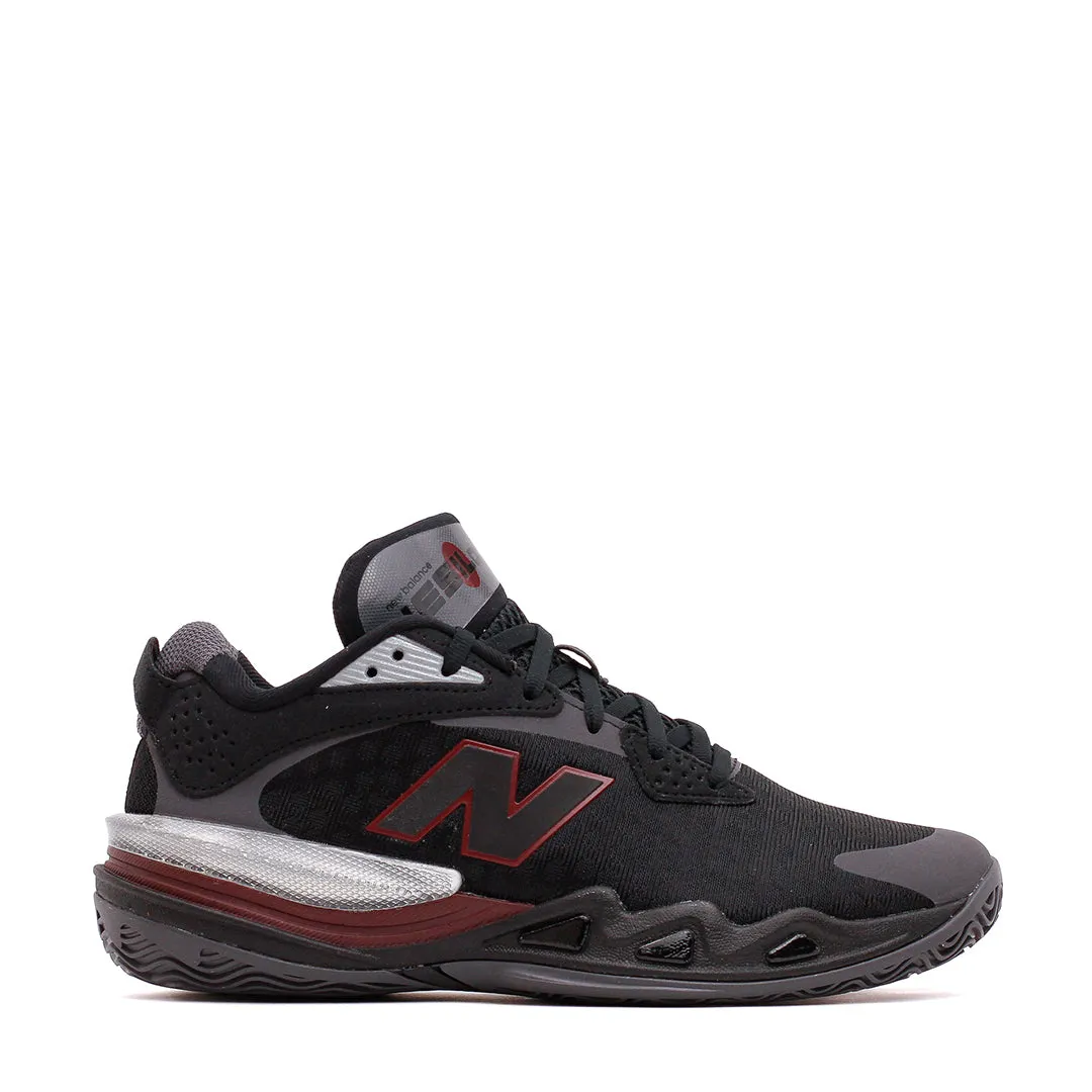 Layered Impact Protection New Balance Basketball Unisex Hesi Low v2 Black Crimson BBHSLMT2