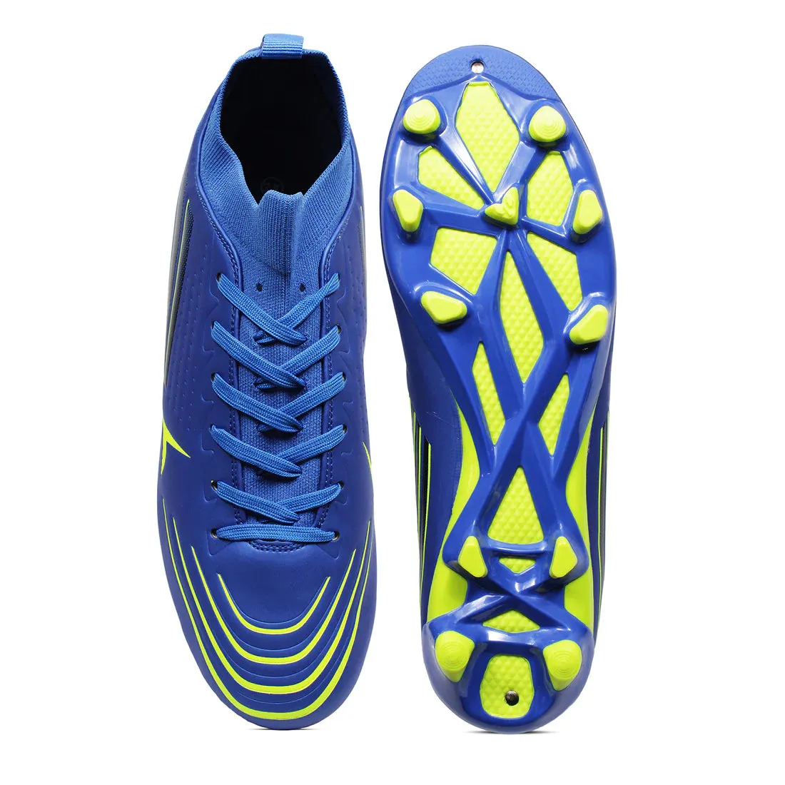Tracer Football Shoes for Men's FB02 (Royal Blue) Light Structure Active Cut