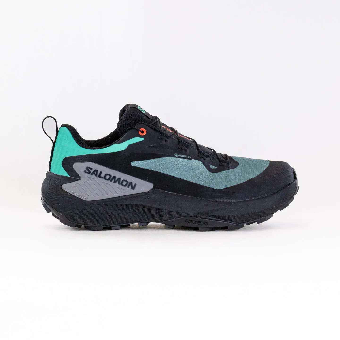 SALOMON GENESIS GTX (Men's) - Atlantic/Black/Sharkskin Packable Support Impact protection