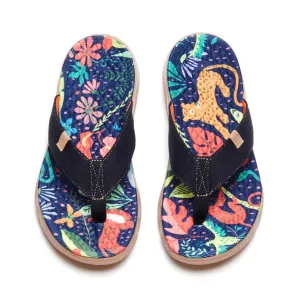 Jungle Party Women Majorca Flip Flops Foot Health Relax Step